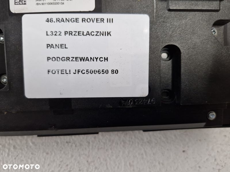 range rover iii l322 przełączniki panel podgrzewanych foteli jfc500650 - 6