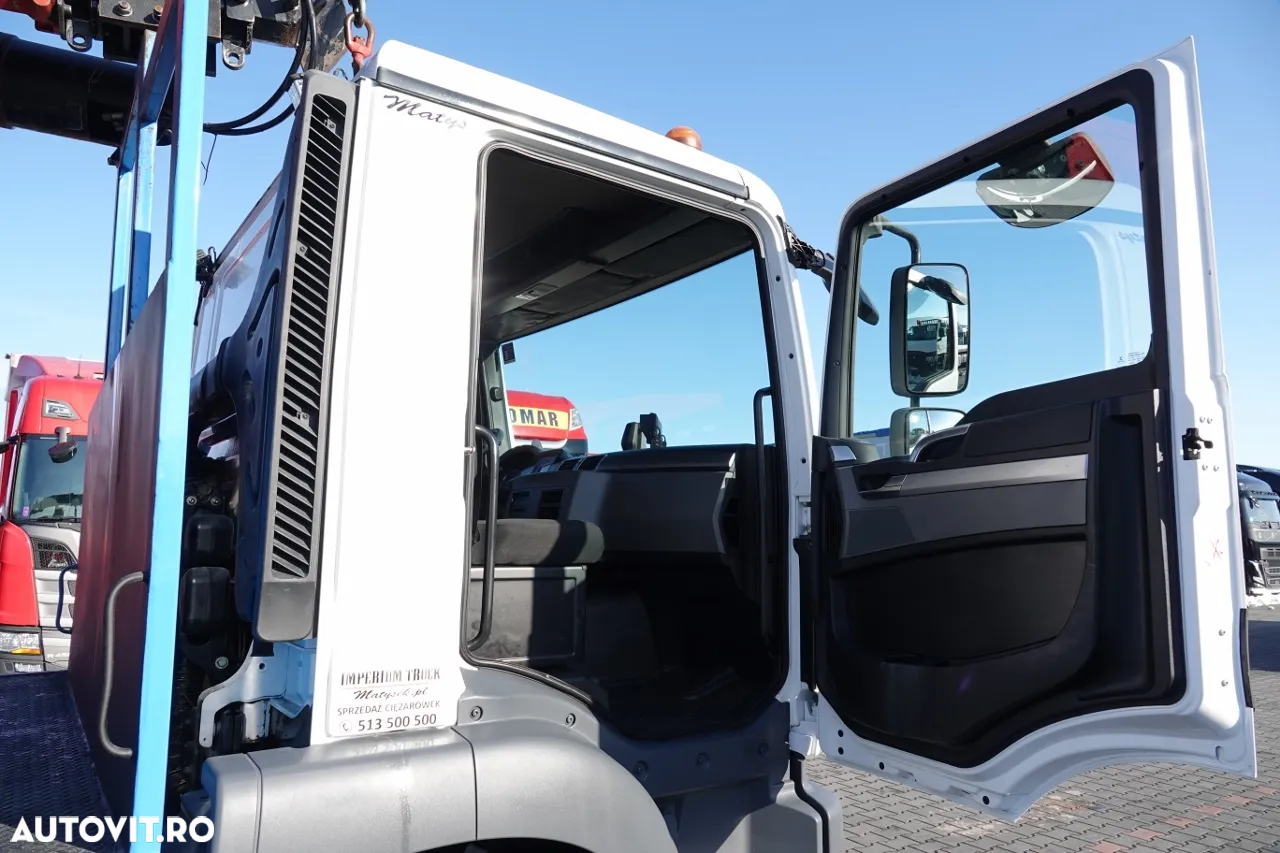 MAN TGM 15 .290 / HDS HC 190 + FORATOR 2 mb / FORMAT / RADIO CONTROL / EURO 6 / MANUAL / 2019 - 33