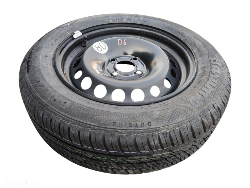 KOŁO DOJAZDOWE ZAPASOWE DOJAZDÓWKA 15 RENAULT CLIO IV LIFT 2016-2019 4X100 - 1