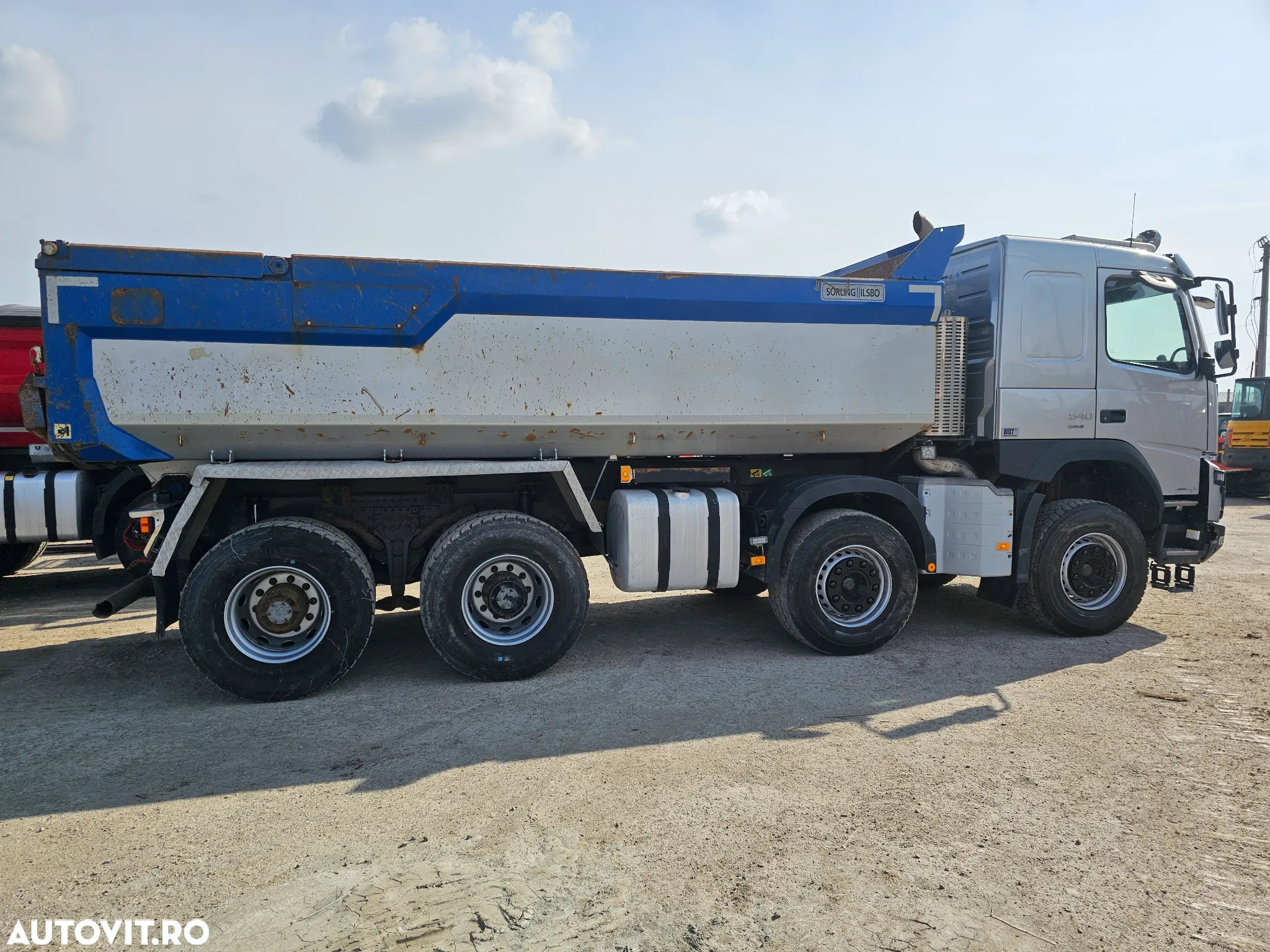 Volvo FMX 540 8x4 HD full complet autobasculanta basculanta - 8