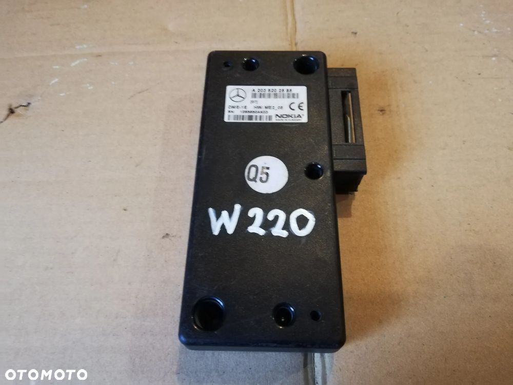 MODUŁ STEROWNIK TELEFONU MERCEDES W220 A2038202585 - 1