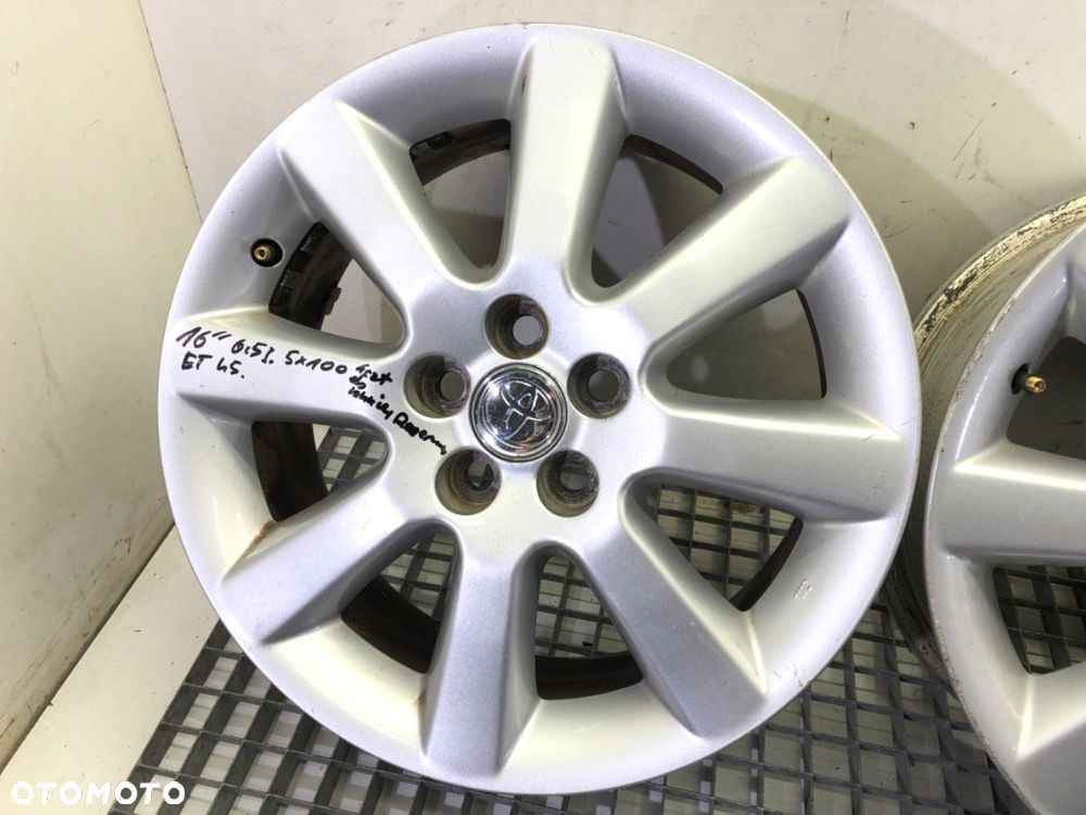 FELGI ALUMINIOWE KOMPLET 16 6.5J 5X100 ET45 ŚRODEK CENTR. 54  TOYOTA AVENSIS Kombi (_T25_) 2003 - - 2