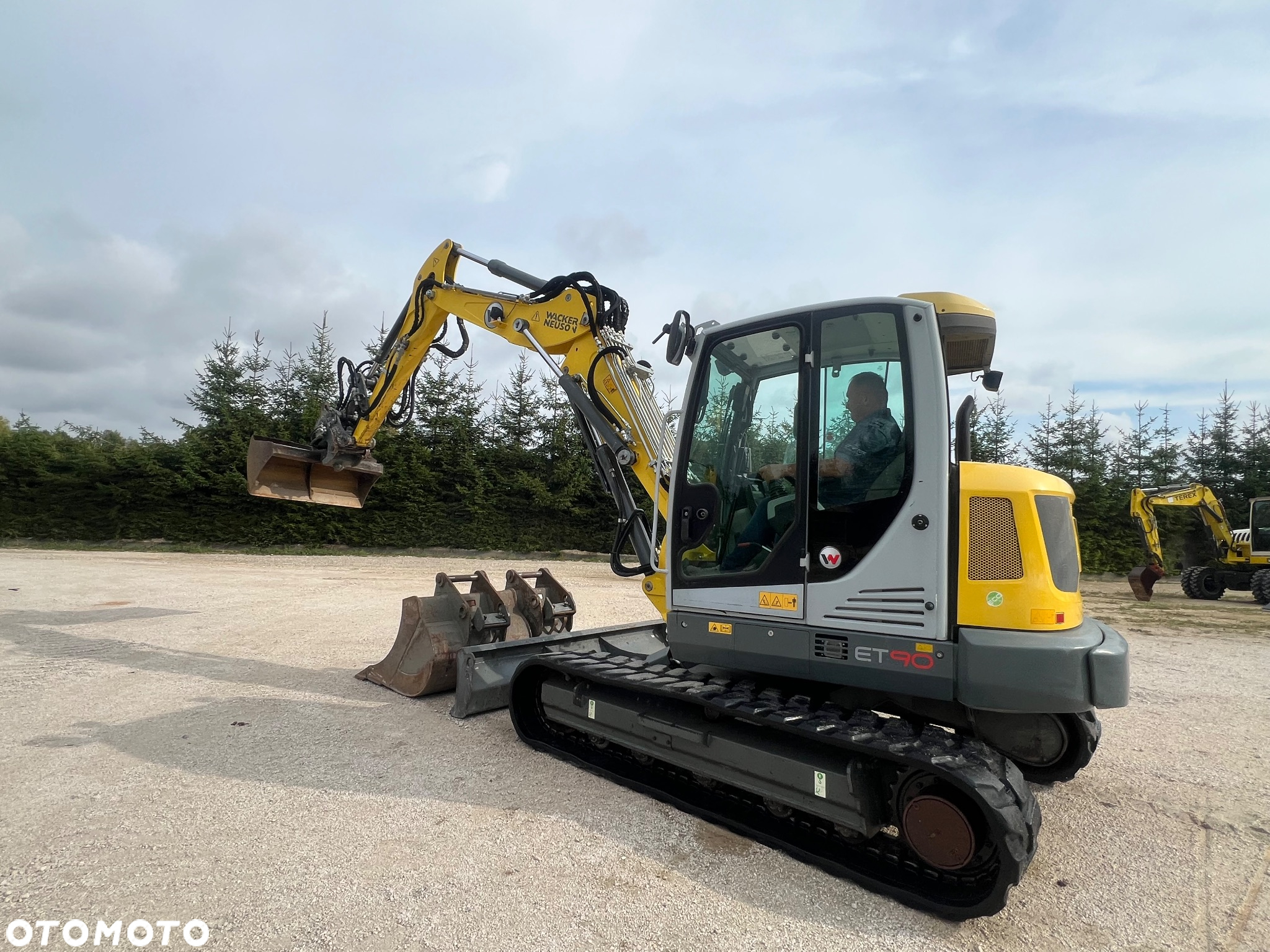 Terex Koparka Gąsienicowa Wacker Neuson ET 90 3xramie łamane SUper SZYBKOZŁĄCZE SW33 Liebherr Likufix + PILOT Klima 3x łyżki Cat 313 308 310 DEUTZ Volvo ECR 88 Jcb - 16