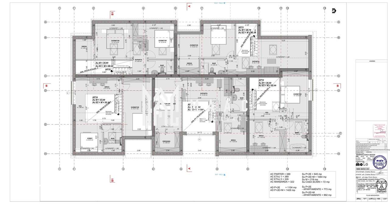 Apartament 4 camere DaVinci Sibiu | Duplex | Terasă 22,5 mp | Premium — fotografia 3