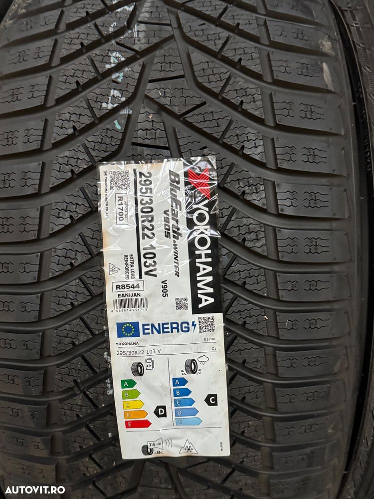Vând 4 anvelope 295/30/22 Yokohama de iarnă noi - 2