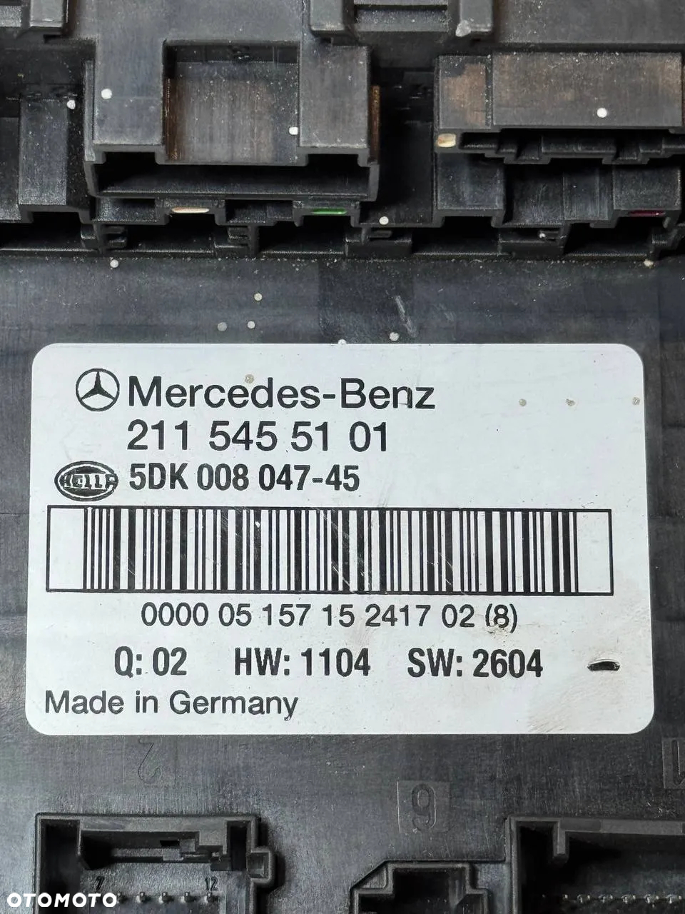 MODUŁ SAM SKRZYNKA BEZPIECZNIKÓW Mercedes-Benz E W211 2115455101 - 4