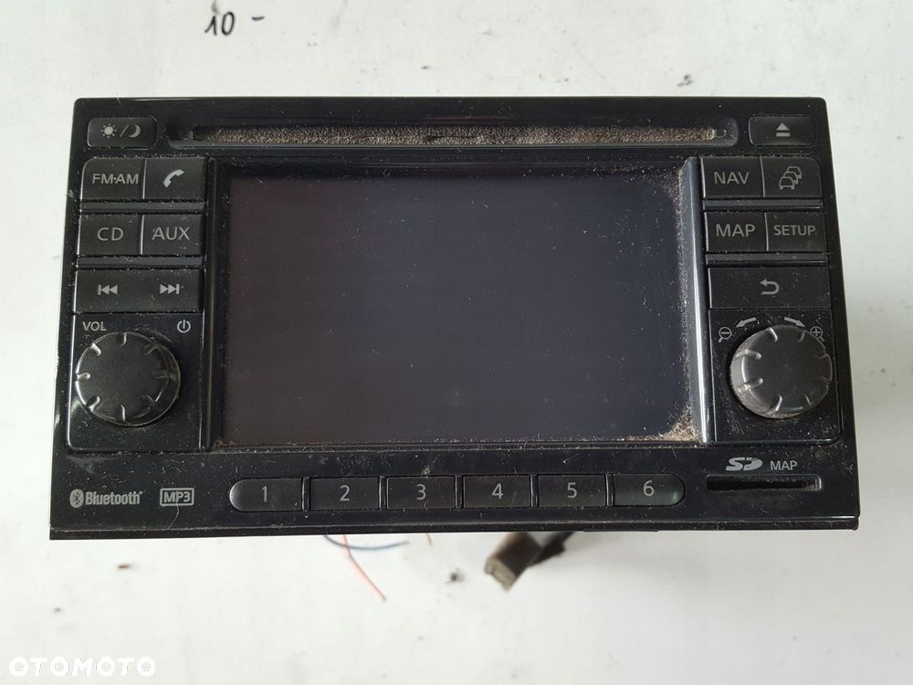 NISSAN QASHQAI I J10 06r- RADIO CD NAWIGACJA - 1