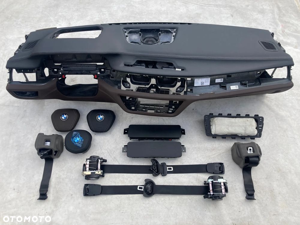 BMW 7 G11 G12 DESKA KONSOLA KOKPIT PULPIT PÓŁKA PARAPET PODUSZKI POWIETRZNE KIEROWCY PASAŻERA KOLAN AIRBAG PODUSZKA POWIETRZNA KOLANOWA KURTYNY AIR BAG FOTELA W FOTEL PASY PAS naprawa !!! - 2