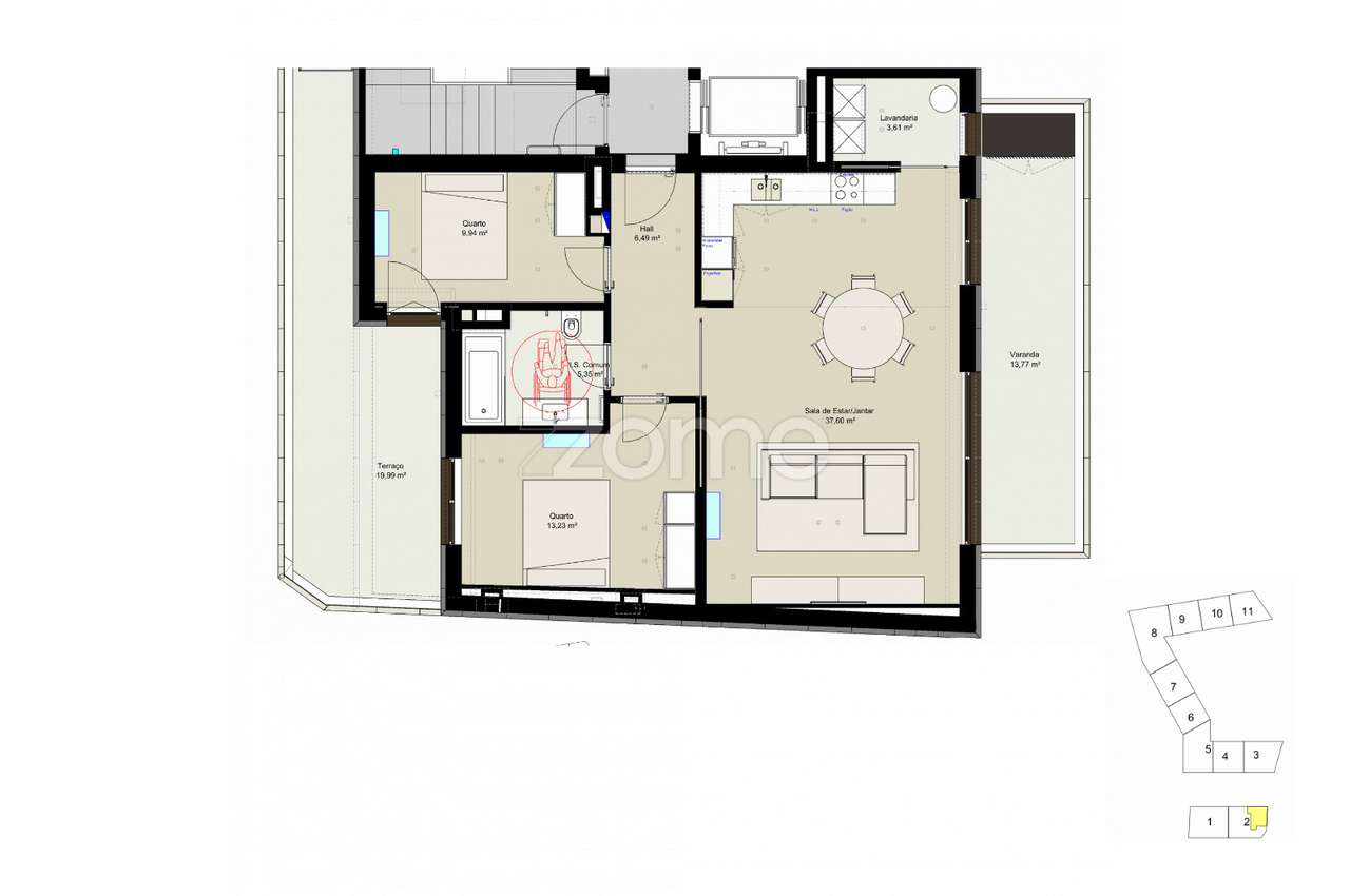 Edifício Serralves | Apartamento T2 | Premium na Foz do Porto
