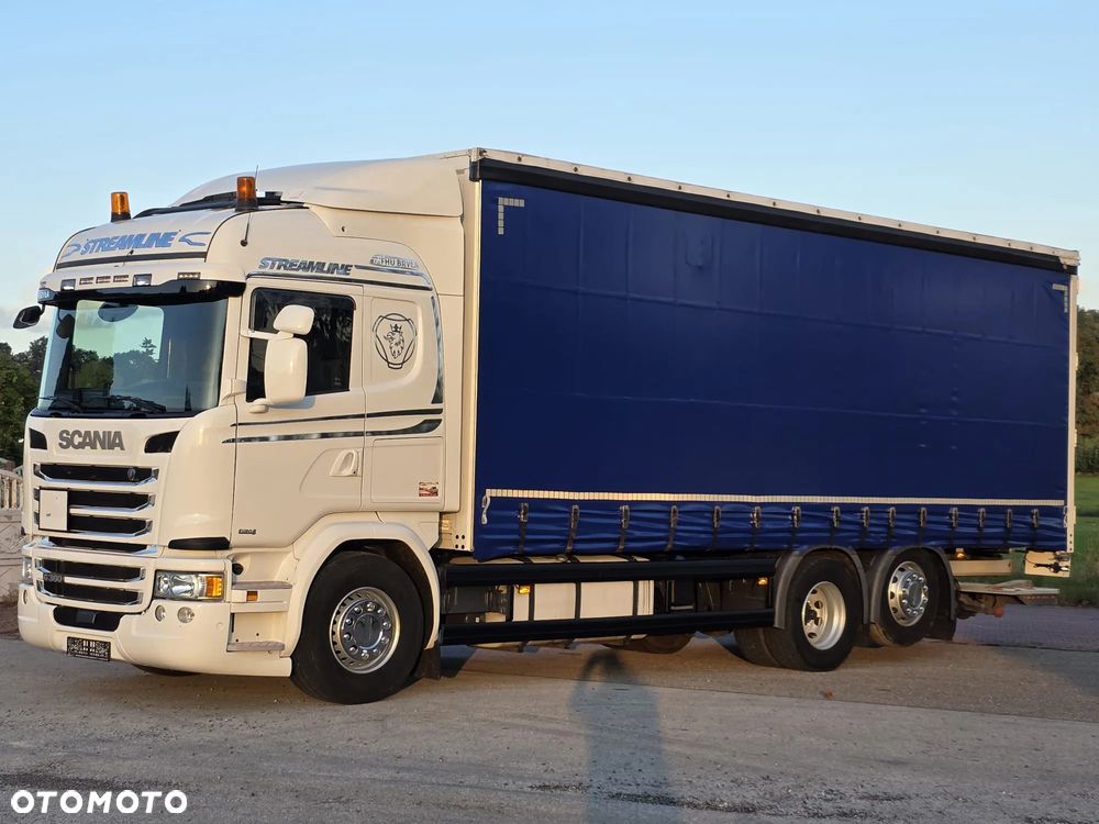 Scania G360 / BURTO-FIRANKA / 3 OSIE / WINDA / 20PALET / E6 / SYPIALNA KABINA / SPROWADZONY / JAK NOWA  PRZEBIEG 490TYŚ / ŁADOWNOŚĆ 14500KG / - 5