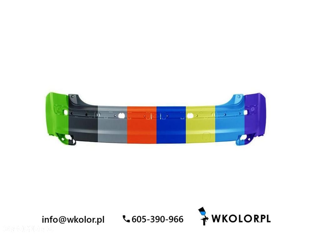 NOWY ZDERZAK FORD FOCUS II 2006-2010 LAKIEROWANY W KOLOR - 1