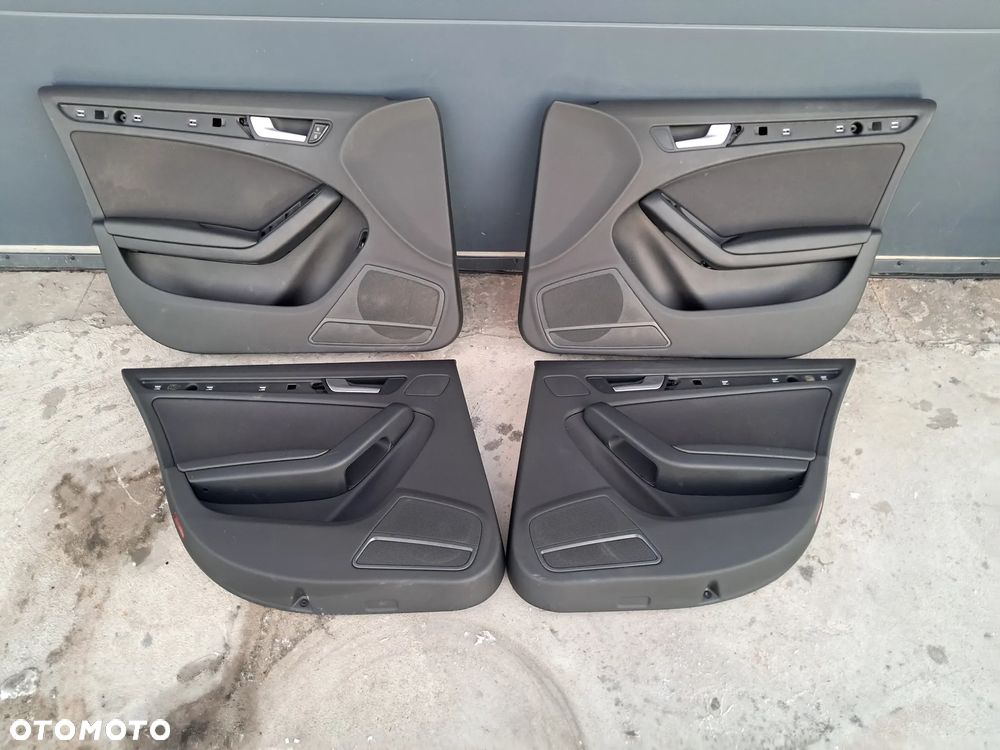 Fotele Siedzenia Boczki Komplet Welur Audi A4 B8 Europa Sedan - 26