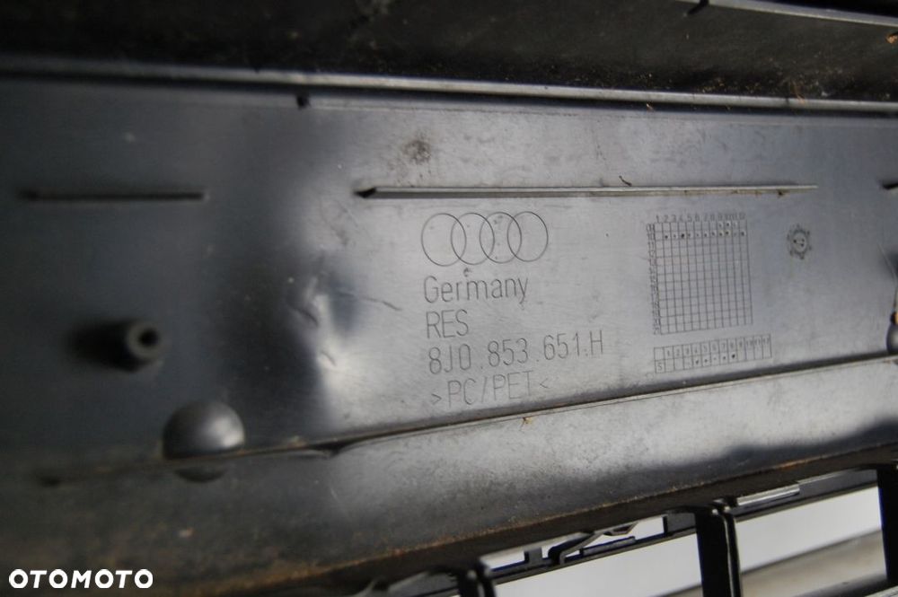 GRILL ATRAPA AUDI TTS TT 8J S-LINE BLACK LINE ORYGINAŁ - 3