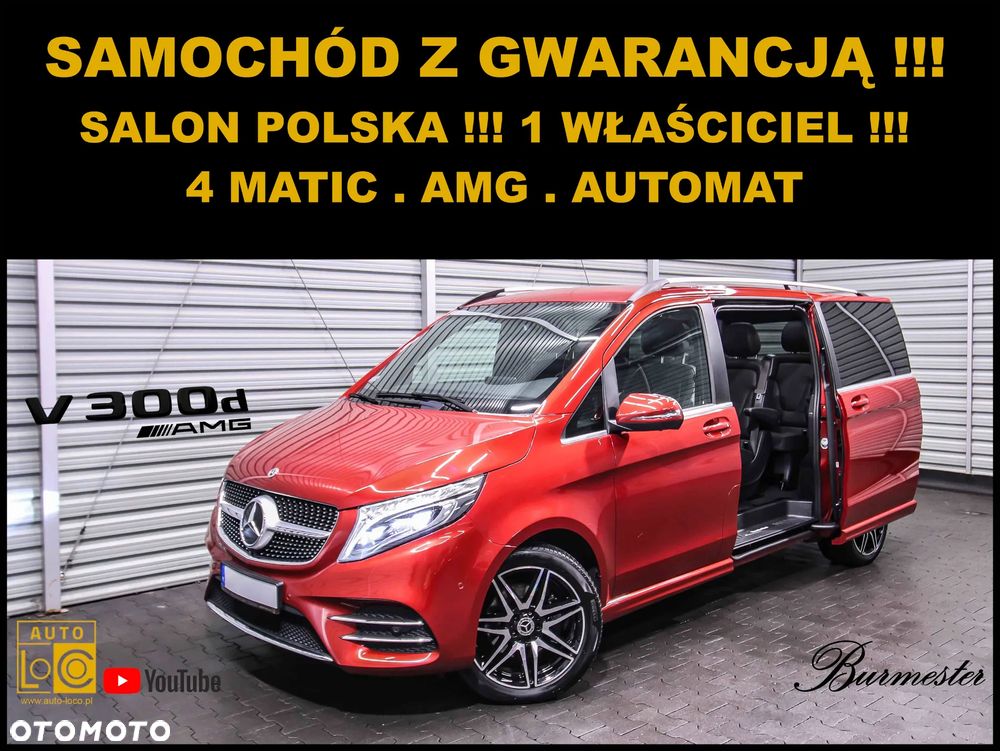 Mercedes-Benz Klasa V 300 d lang 4Matic 9G-TRONIC Exclusive Edition