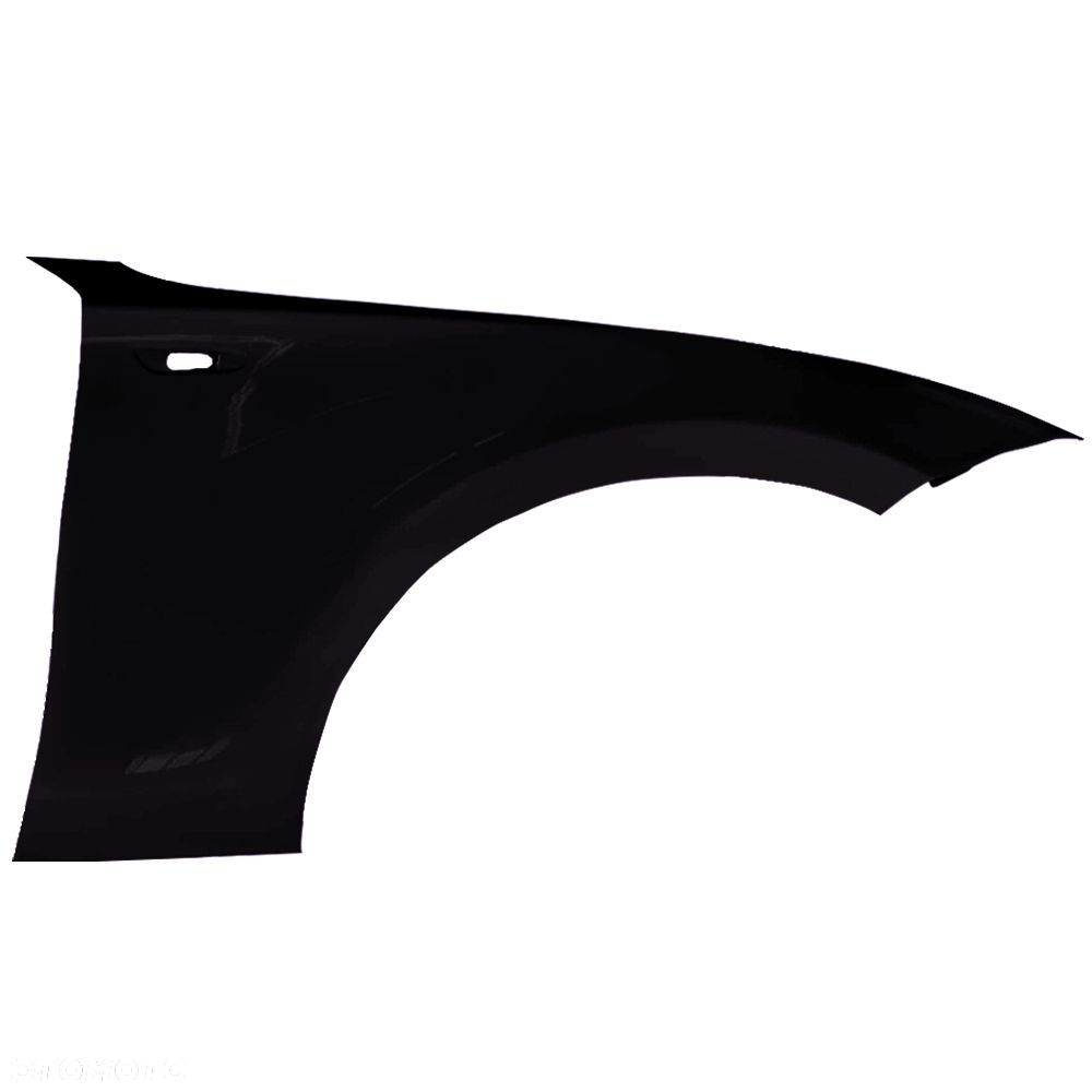 BLU Błotnik BMW 1 I E81 E82 E87 E88 668 prawy czarny 04-13 przód Schwarz II Standard Schwarz - 2