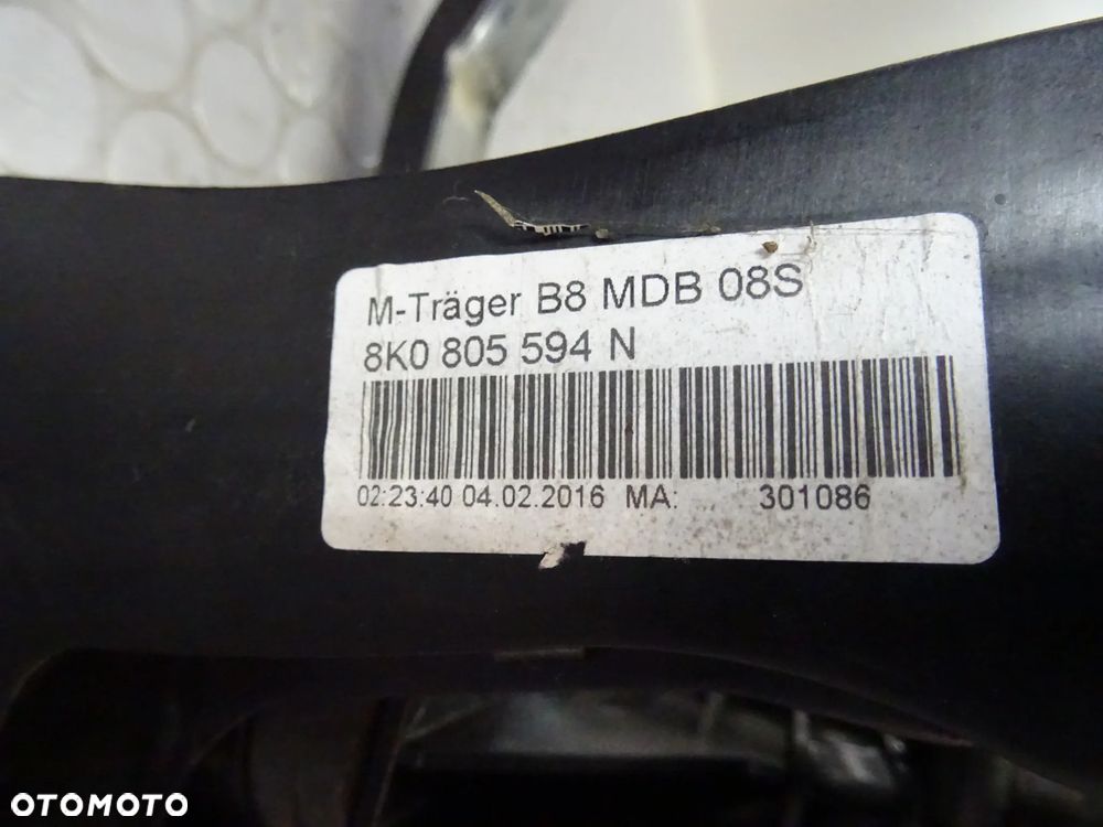 8K0805594N wzmocnienie pas przedni 2.0 TDI 190KM CNH AUdi A5 8T LIFT czesci - 5