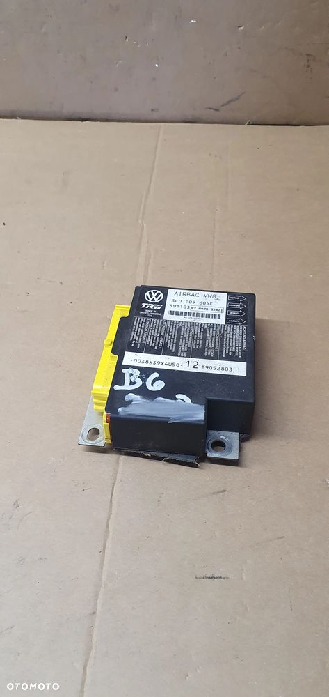 Moduł Sensor Airbag Poduszek VW Passat B6 3C0909605C - 2