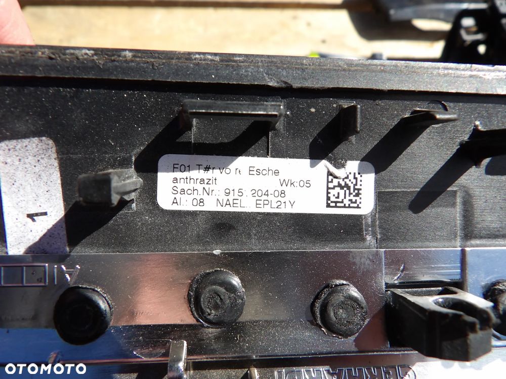 BMW - F01 - KOMPLET LISTEW - DEKORY - DEMONTAŻ - EUROPA - 9113863  9119796  9166934  9151205  9151203  9151206  9151204  9192355 - 11