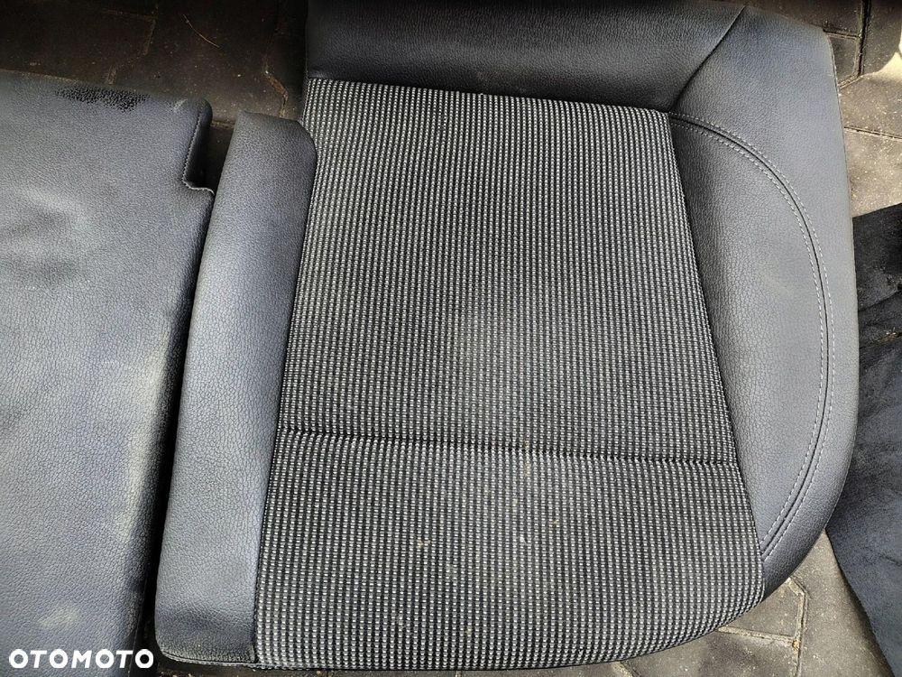 FOTEL FOTELE BOCZKI KANAPA KOMPLET CZARNE PÓŁSKÓRA OPEL ASTRA 4 IV J KOMBI - 3