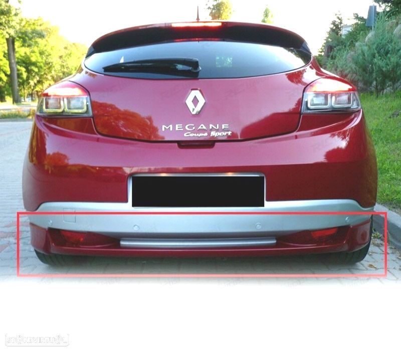 DIFUSOR PÁRA-CHOQUES TRASEIRO RENAULT MEGANE MK3 08-12 - 1