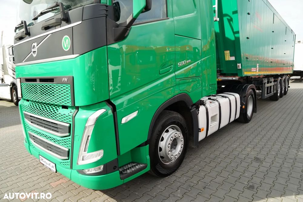 Volvo FH 500 / KIT / HIDRAULICĂ / RETARDER / I-SAVE / I-PARK COOL + BASCOLĂ KEMPF 60m3 / PUNȚĂ RIDICATĂ / 2021 - 7