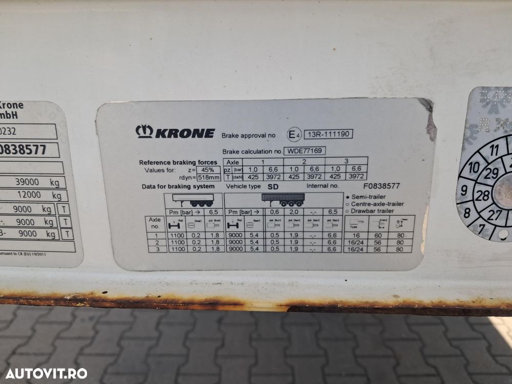 Krone SD HARDBOX STANDARD - 7