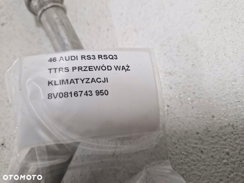 audi rs3 rsq3 przewód wąż rurka klimatyzacji 8v0816743 - 6
