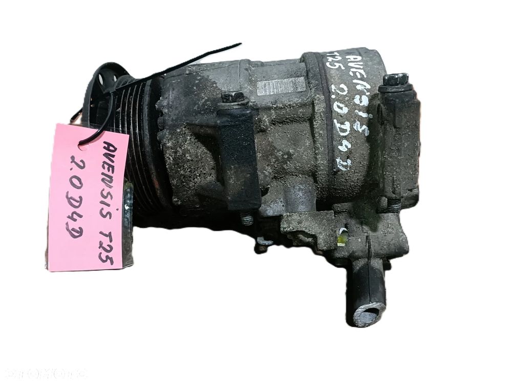 TOYOTA AVENSIS II T25 03-09 2,0 D4D sprężarka kompresor klimatyzacji DENSO 447260-1060 * - 2