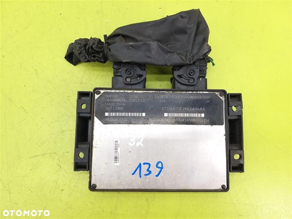 Komputer sterownik silnika Citroen Berlingo I 1996-2010 1,9 D 9642414580 - 3