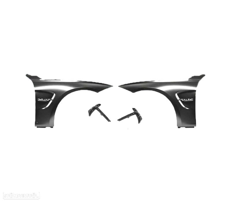 KIT 2 GUARDA-LAMAS BMW F30 F31 LOOK M4 - 2
