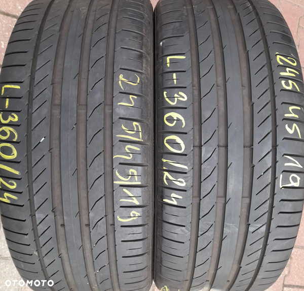 245/45r19 102Y MO (L360/24)003 2szt 6mm ContiSportContact 5 CONTINENTAL LETNIE 2020r