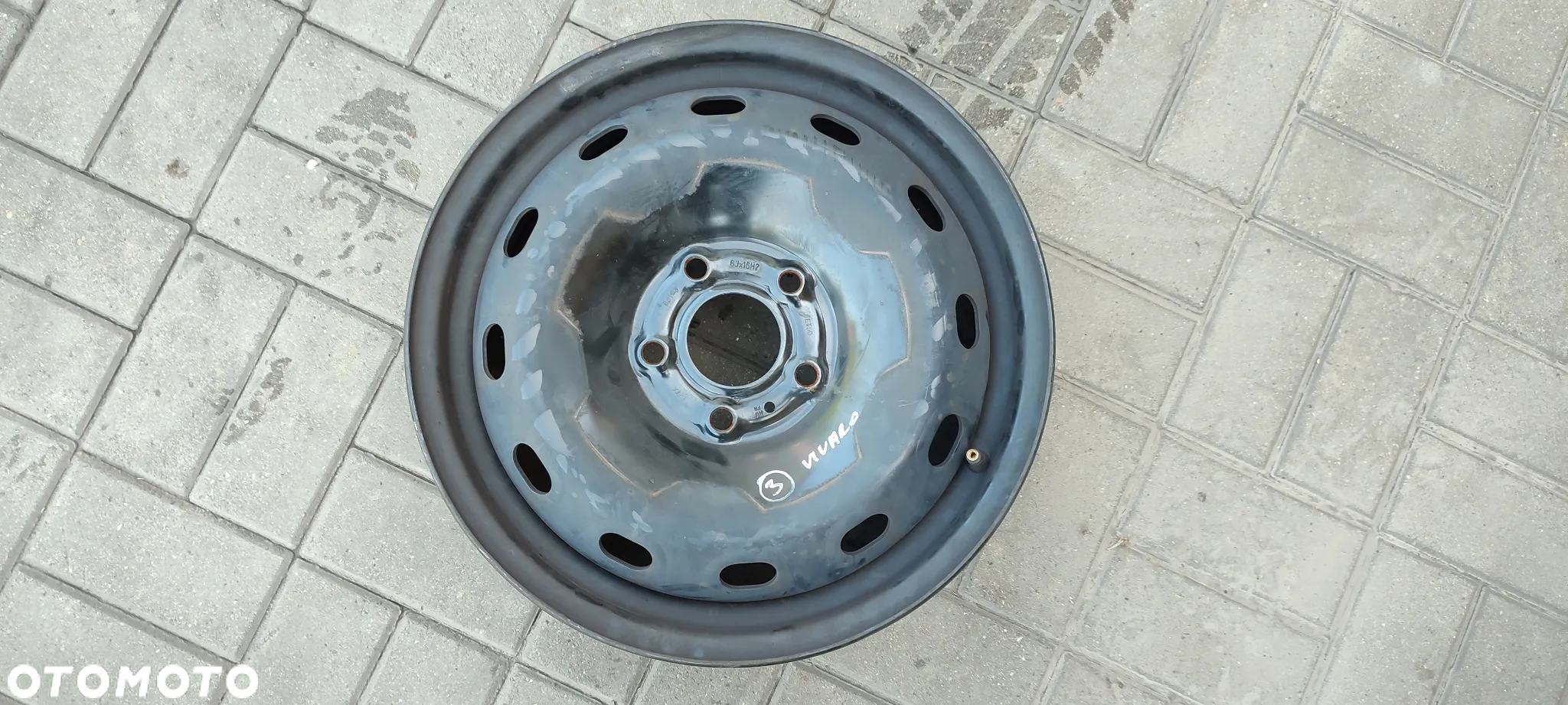 FELGI STALOWE 5x114,3 6Jx16 CALI ET50 RENAULT TRAFIC III VIVARO B TALENTO PRIMASTAR KOMPLET 4 SZTUKI - 4