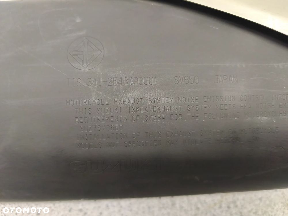 Wydech, tłumik, osłona wydechu, tłumika Suzuki SV 650 SV650 - 3