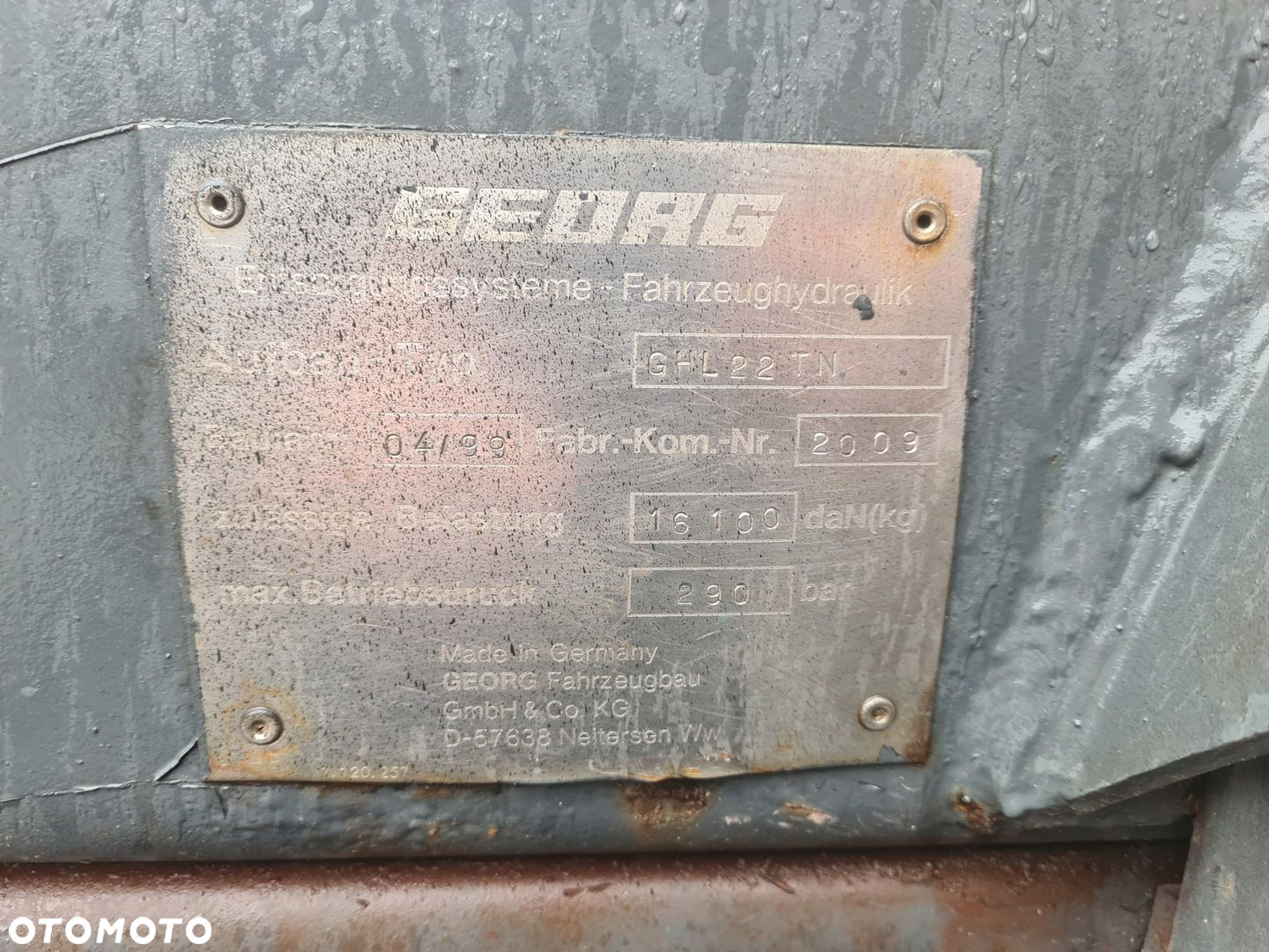 ZABUDOWA PODRAMÓWKA HAKOWA HAKOWIEC GEORG UDT RENAULT GAMA DXI VOLVO FH FM - 12