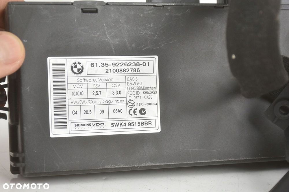 zestaw sterownik silnika bmw 0281016924 8510591 9226238 - 4