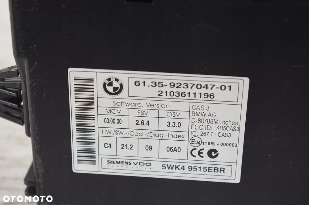 sterownik zestaw startowy bmw 1 e81 0281017551 - 11