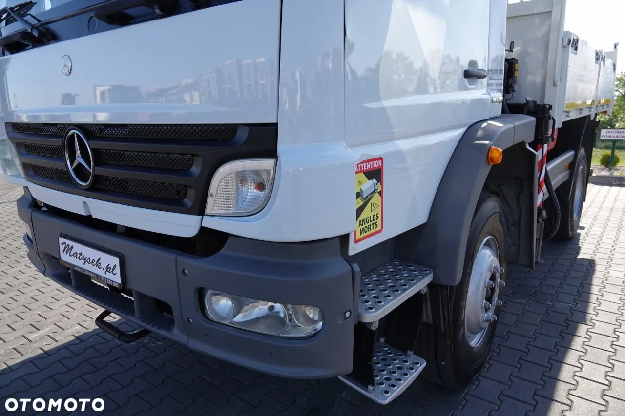 Mercedes-Benz ATEGO 16.24 / 4X4 / WYWROTKA + HDS HIAB 111 BS-2  / PILOT /  ROTATOR /MANUAL - 20