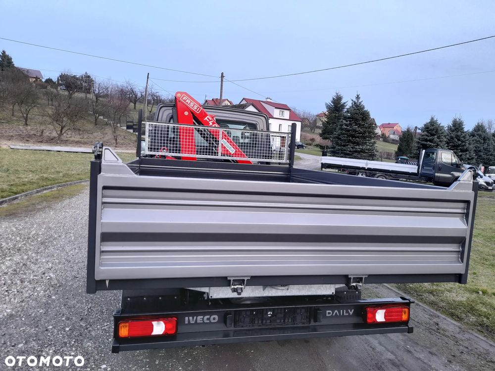 Iveco 50c16 50c18 dmc 3,5t silnik 3.0 HDS dzwig żuraw FASSI f40 WYWROTKA kiper skrzynia - NOWY- Polski salon - 13