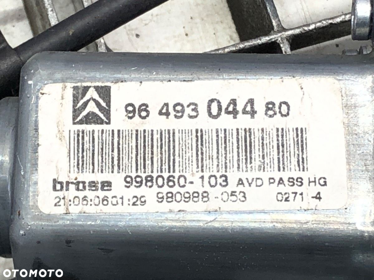 PODNOŚNIK SZYBY PRAWY PRZÓD - 121.00 PLN - CITROEN C5 II Break (RE_) 2004 - 2022 2.2 HDi 125 kW - 4