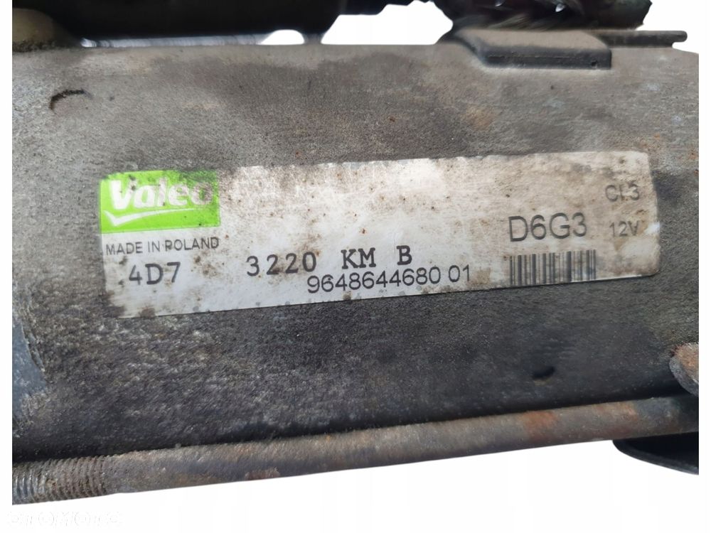 ROZRUSZNIK Peugeot 1007 107 206 207 307 1.6 16V Valeo 9648644680 D6G3 - 5