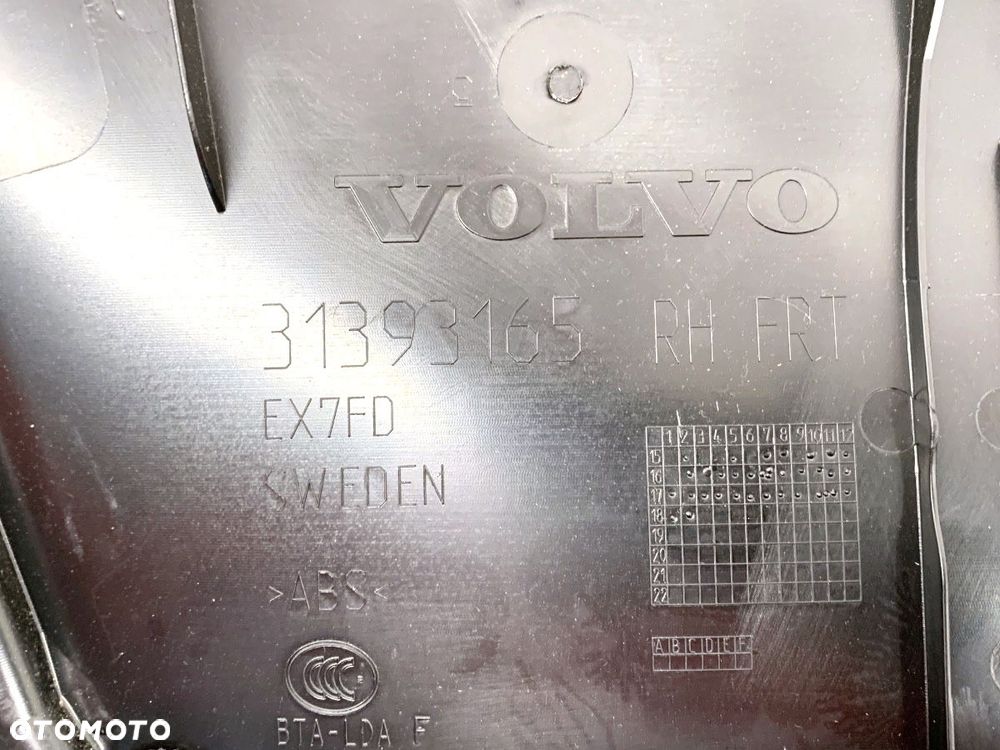 BOCZEK DRZWI PRAWY PRZÓD  VOLVO V90 II Kombi (235, 236) 2016 - 2022 D3 110 kW [150 KM] olej - 4