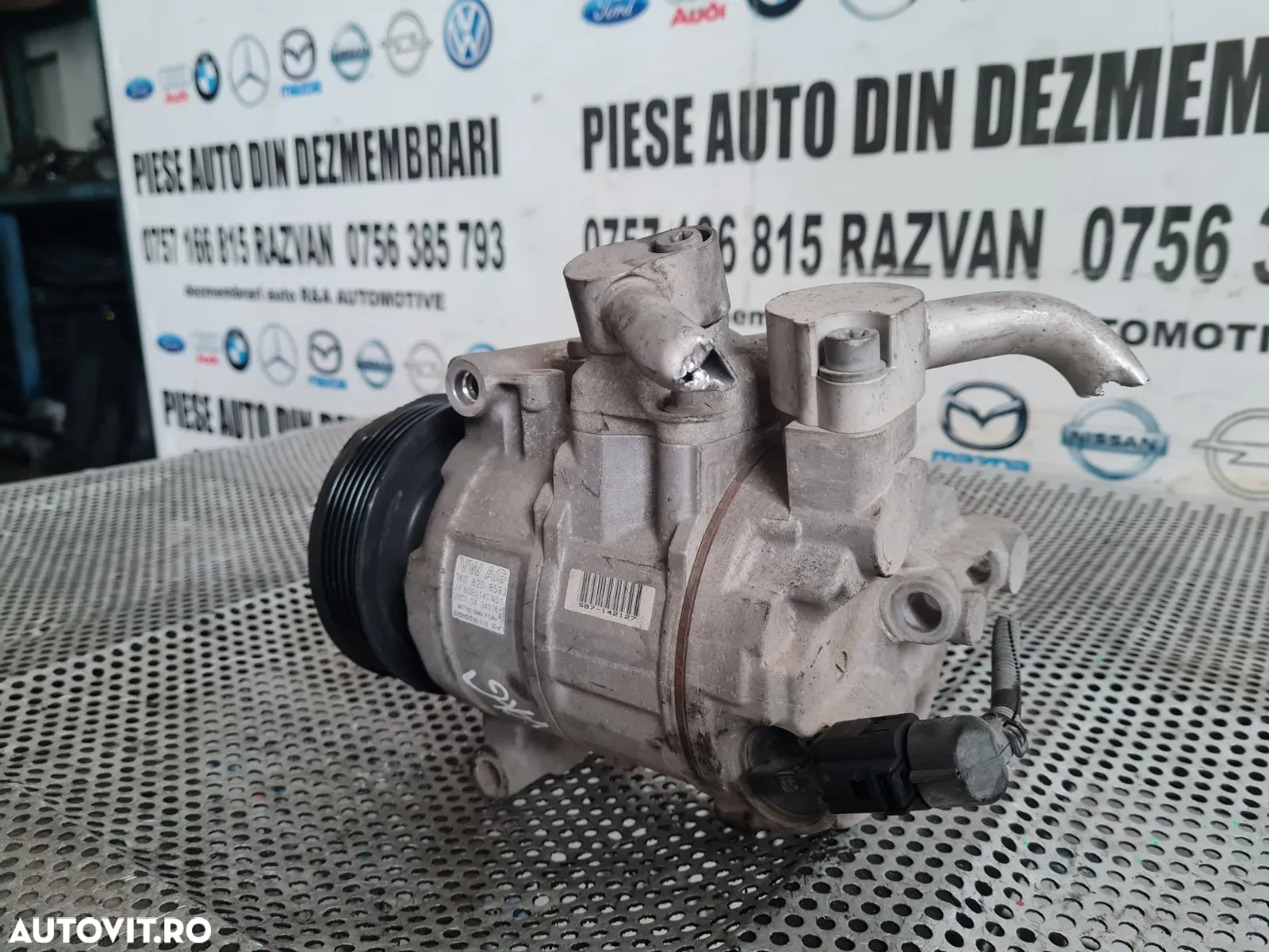 Compresor Clima AC Aer Conditionat Audi A3 8P A4 B7 Vw Seat Skoda Passat Golf Octavia Touran Caddy - 3