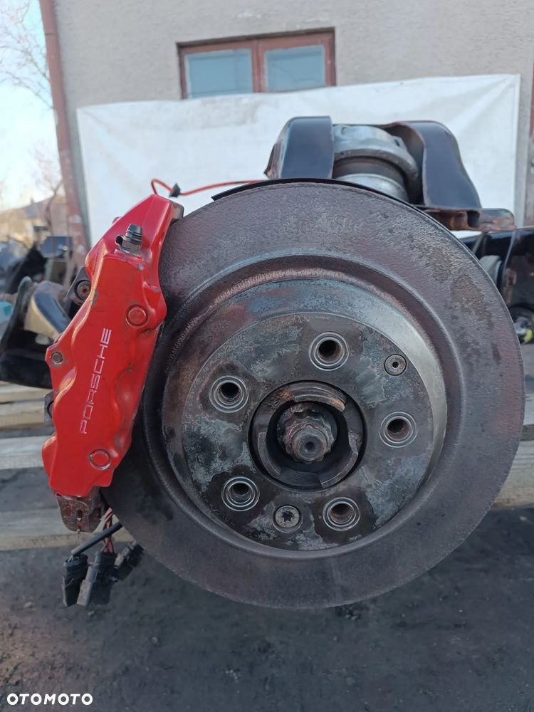 PORSCHE CAYENNE TURBO S GTS 4.5 V8 Sanik Wózek ZAWIESZENIE Tylne Tył KOMPLETNE DYFER MIECHY ZACISKI - 25