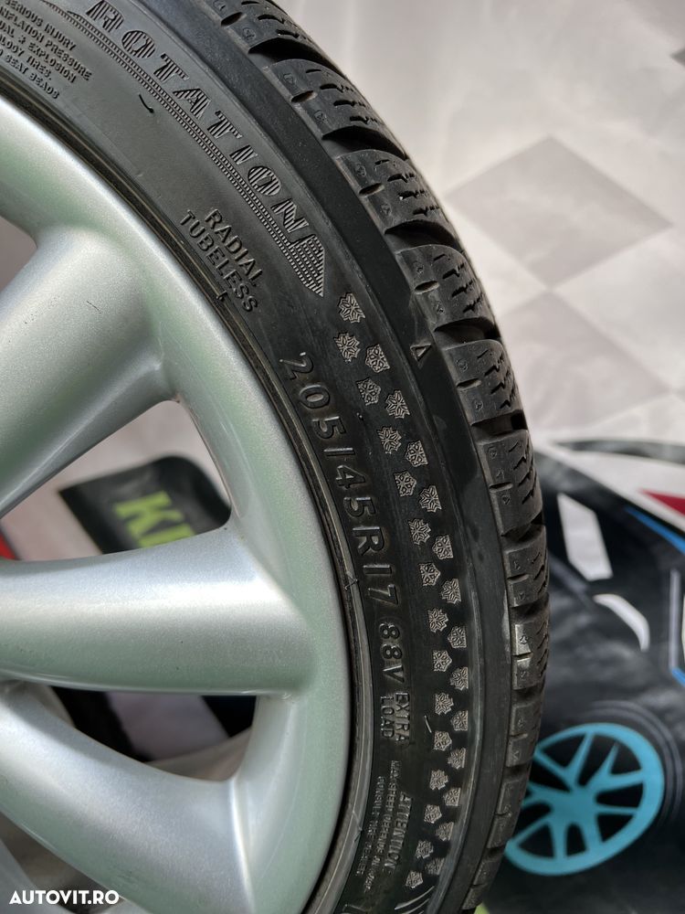 Mini Cooper One F55 F56 Roti Iarna 17 inch Dunlop 205/45/R17 Originale - 6