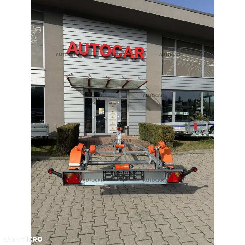 Autocar Remorca transport barci nefranata cu o singura axa P500-4.2 Lux - 5