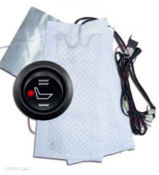 Kit incalzire pentru scaune auto din carbon, 2 trepte, 1 scaun - 1