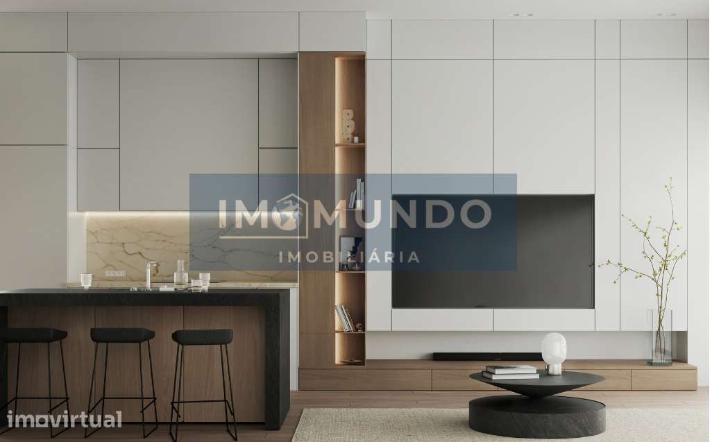 Moderno Apartamento T1 - Condomínio em Vila Nova de Gaia - Grande imagem: 5/13