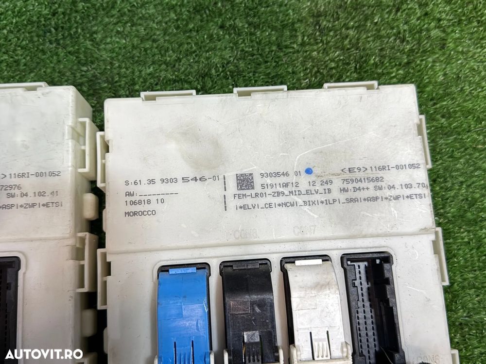 PANOU SIGURANTE DE CONTROL (3 BUC.) BMW 320D F30 F31 F34 SERIA 3 2.0 DIESEL 2012 COD OEM 932478401 931423701 930354601 2011-2019 - 8