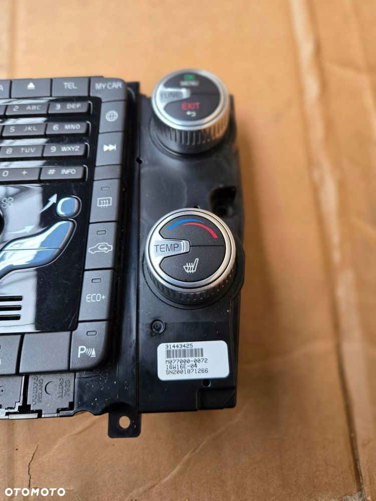 panel klimatyzacji volvo xc 60 17r 31443425 - 2