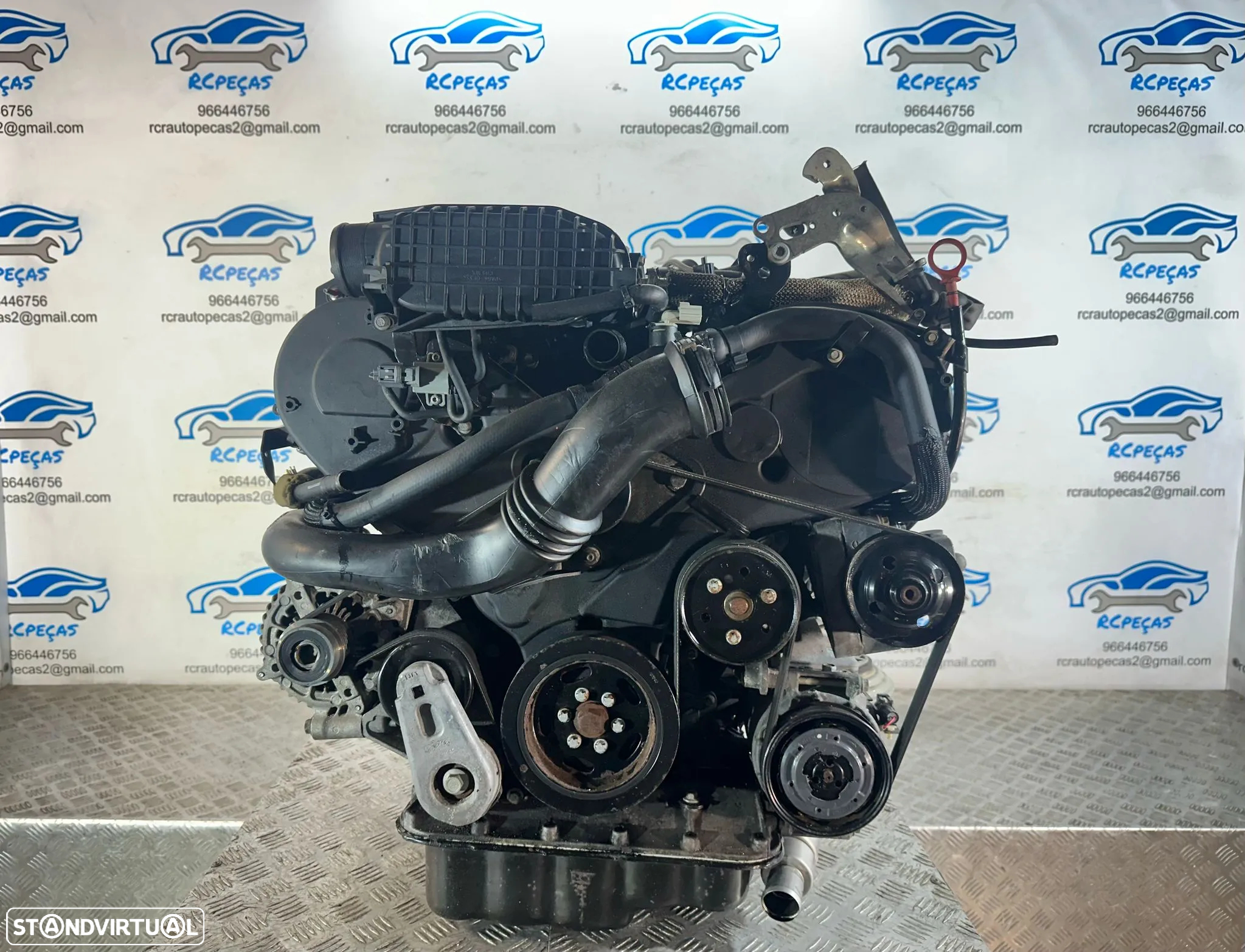 .Motor Completo 2.7 HDI 204cv V6 Jaguar Land Rover PSA Peugeot Citroen AJD 276DT DT17TED4 Siemens Continental - 3